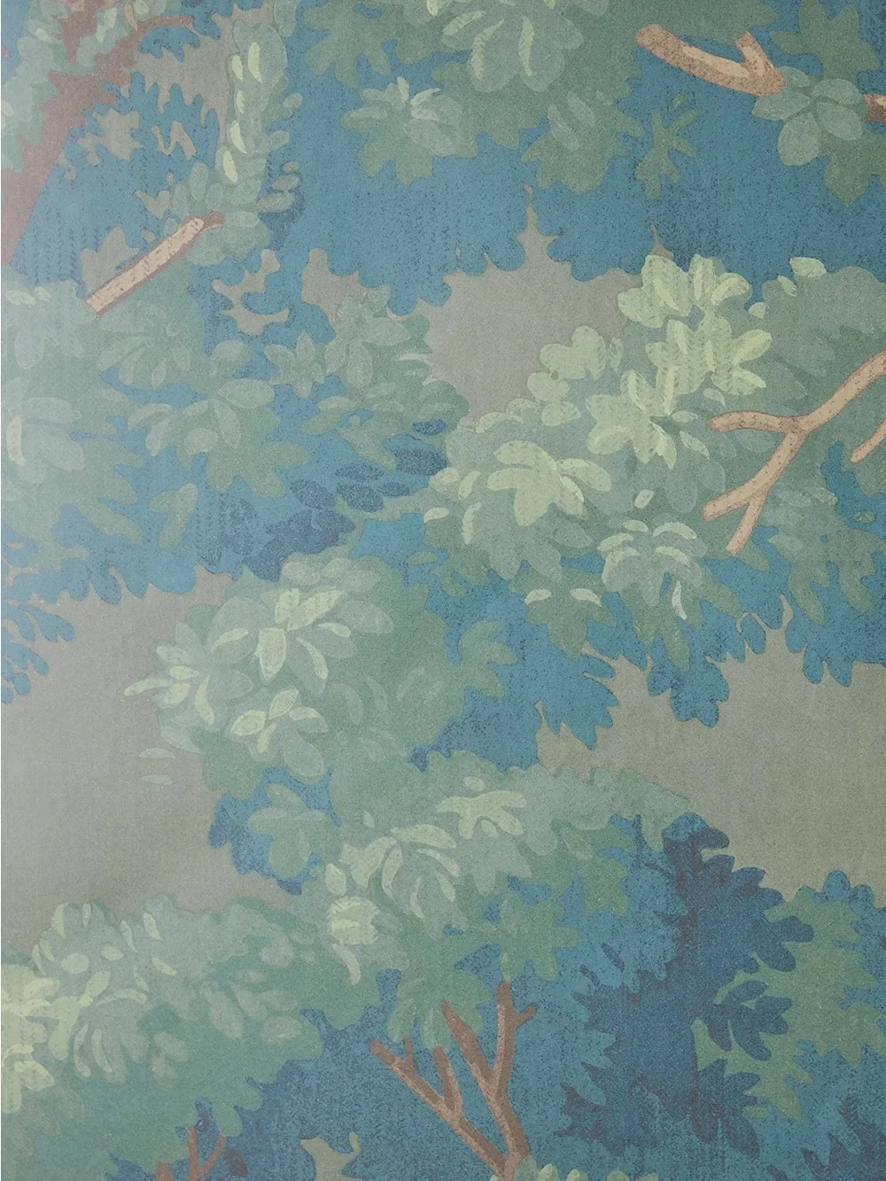 New Anthropologie Green Forest Wall Mural One Size
